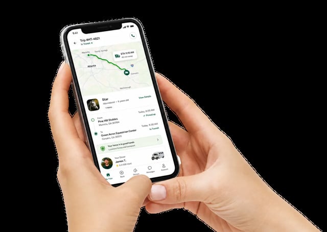 Palomo trip tracking on mobile